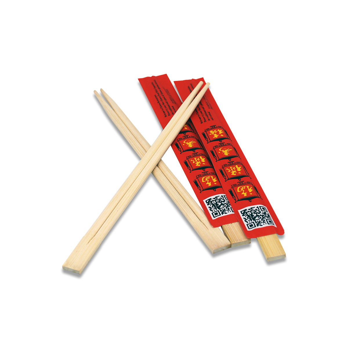 Bambusstäbe - Chopsticks - rot