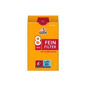 GIZEH Fein Filter - Eindrehfilter - 8mm Drehfilter mit...