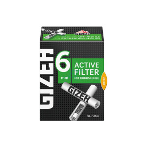 GIZEH Black Active Slim Filter - 6mm  Filter - 34 -...