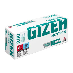 GIZEH Menthol King Size - 200 Filterhülsen -...