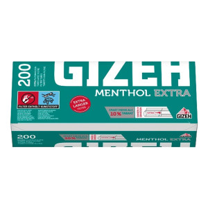LAGER - 1PKG pro VPE - GIZEH Menthol Extra - 200...