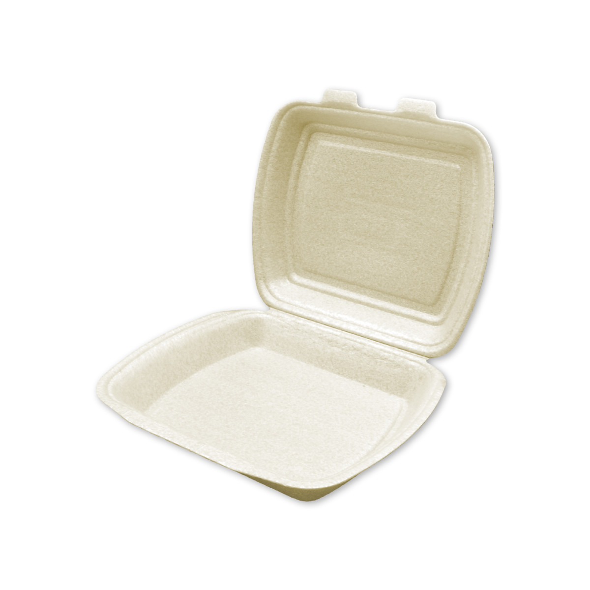 Menübox mit festem Deckel - ungeteilt - champangner