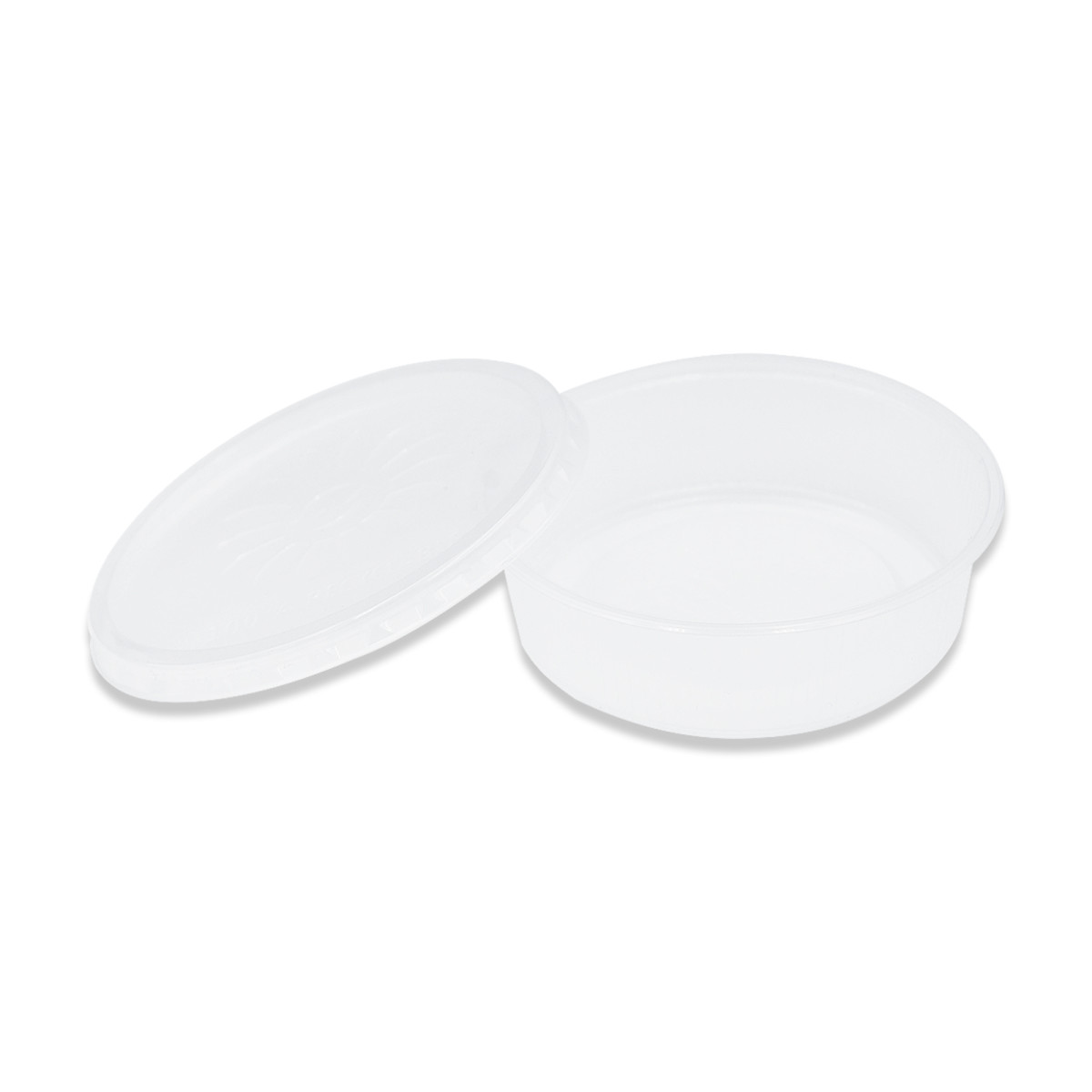 Feinkostbecher mit Deckel - 125-500ml - rund - transparent